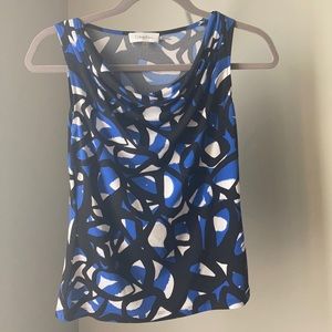 CALVIN KLEIN | SLEEVELESS FITTED TOP | DRESSY